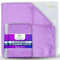 Towelogy® Microfibre TV Cleaning Cloth | Non Abrasive and Lint Free | Premium Screen Cleaner Cloths | Safe To Use On OLeds, LEDS and Flat Screens | Microfibre Cloths for TV Screens (Purple/White)