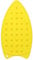 sourcing map Silicone Iron Rest Pad, Multipurpose Iron Hot Resistant Mat Iron Rest Plate for Ironing Board Hot Heat Resistant Steam Compact Mat, Yellow