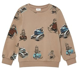s.Oliver Jungen Sweatshirt mit All-Over-Print Sweatshirt (1er Pack)