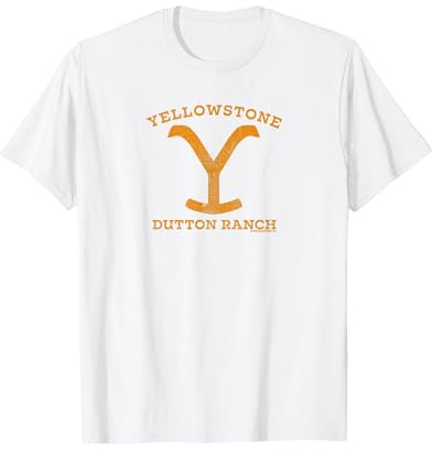 Yellowstone Dutton Ranch Distressed Logo T-Shirt