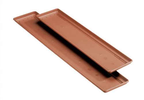 Ebert Blumenkasten Untersetzer, terracotta, 100 x 19 x 3 cm, 1002223