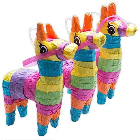 MINI DONKEY PINATAS, 3 Count by Rhode Island Novelty