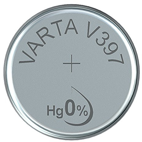 Varta VARTA 14501397 Sauna Motif oxyde d'argent Pile Bouton V397 Argent