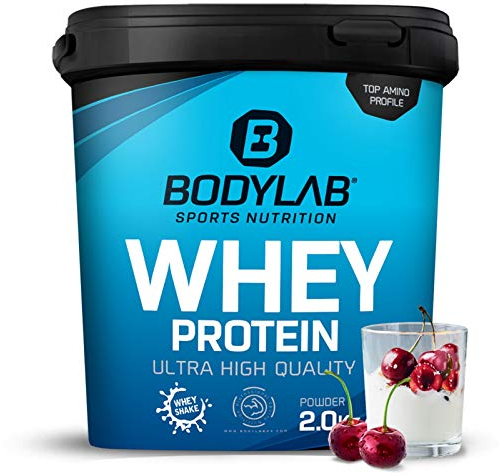 Bodylab24 Whey Protein Pulver, Kirsch-Joghurt, 2kg