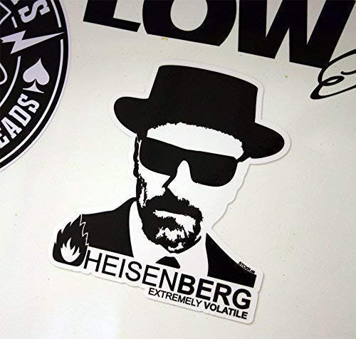 HEISENBERG Sticker aka Walter White is breaking bad Aufkleber DUB