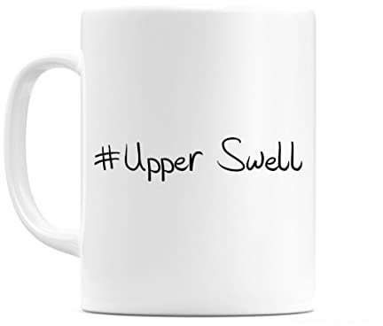 WeDoMugs #Upper Swell Ceramic 11oz Coffee Tea Gift Mug Cup