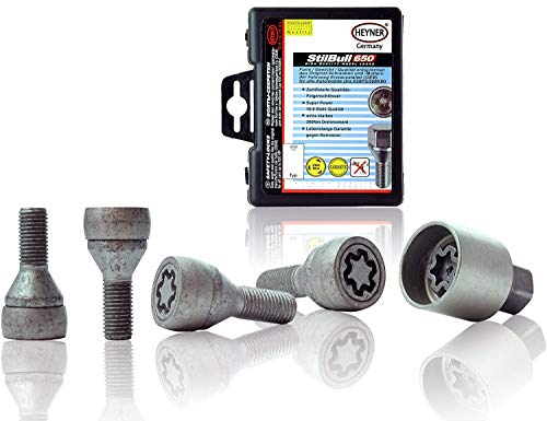 Fits Dacia Duster Models 2010 To 2017 Heyner Germany Stil Block PRO Locking Wheel Nuts M12x1.5 Set 4 Locks Thatcham Quality Assured Bolts 187/5