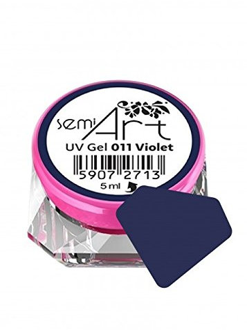 semilac semiart UV Gel, número 011, 5 ml, violeta