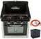 NJ CO-01 Portable Camping Gas Oven & Stove Combo - Outdoor LPG Cooker