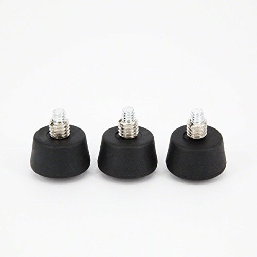 Pixel Peeper Replacement Tripod Feet. Set of 3. Universal 1/4 and 3/8 fitting.