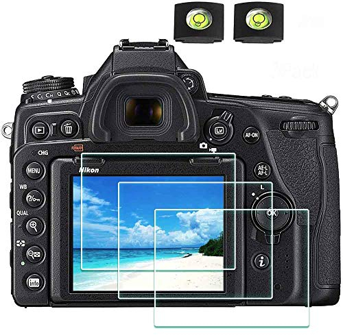 Protezione Pellicola per Nikon D6 D750 D850 D800 D600 D610 D500 D780 D810 D800E Fotocamera, ULBTER Protettore Schermo Vetro Temperato 0,3mm Durezza 9H Antigraffio Anti-Impronte Anti-Acqua [3+2 pezzi]