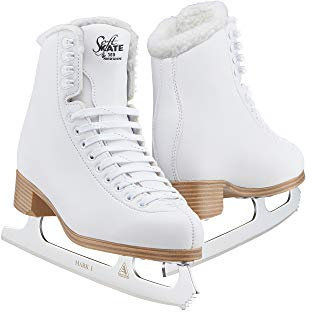 Jackson Ultima - Jackson Classic 380 Boot with Mark I Blade, Moderate Support Figure Skates for Women and Girls, Championship Quality Ice Skates, (Style No. JC380)