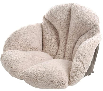Neckip 1PC Seat Pad Lumbar Back Support Cushion Seat Cushion For Armchair Chair Or Car, Chair And Wheelchair,58x39x39 Cm