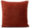Gözze - Kuschelweicher Kissenbezug in Cord Optik, 2er Set, 50 x 50 cm - Zimt