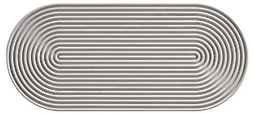 Zone Denmark Rocks 34 x 15 cm Bar Mat Non Slip Cocktail Mat - Warm Grey