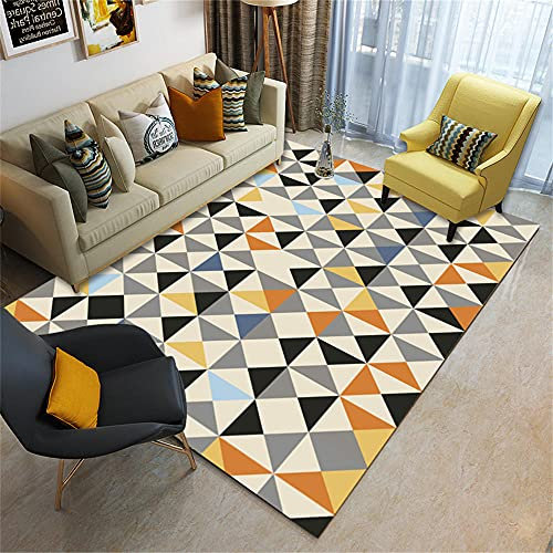 Creative Home Teppich Jugendzimmer Möbel Teppich Wohnzimmer Schlafzimmer Geometrisches Dreieck-Design Modern-kundengerechter Kinderteppich Fleckerlteppich 200x250cm