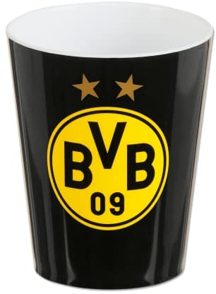 Borussia Dortmund Unisex Kinder Zahnputzbecher, gelb, One Size