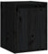 vidaXL Wandschrank Hängeschrank TV Schrank Holzschrank TV Möbel Regal Aufbewahrung Wohnzimmer Bücherschrank Schwarz 30x30x40cm Massivholz Kiefer