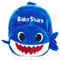 Gujey Shark Kinderrucksack, Rucksack für Kleinkinder, Kindergarten-Rucksack in Hai-Form mit Text, Mini Bag Rucksäcke Kinder Junge (Blau)