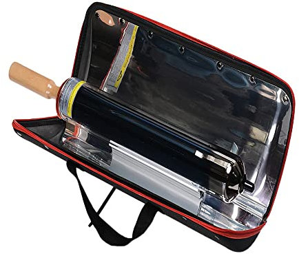 Four solaire Réchaud de camping solaire portable Four extérieur Grill de camping en acier inoxydable Cuisinière à énergie solaire pour les voyages en plein air et la randonnée 3-5 personnes