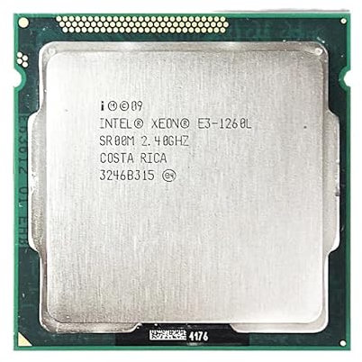 Hegem Processeur Intel Xeon E3-1260L E3 1260L E3 1260 L 2,4 GHz Quad-Core Huit Fils 45 W LGA 1155 Pas DE Ventilateur