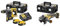DEWALT - Perforateur SDS-PLUS XR 18V 5 Ah - DCH273P2T-QW - Perforateur sans Fil avec Coffret TSTAK & Meuleuse Brushless XR 18V 5Ah Li-Ion - DCG406NT-XJ - Lame Ø125mm - Vitesse à Vide 9000tr/min -1000W