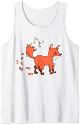 Fuchsliebhaber Fuchsspuren Fuchs Tierliebhaber Waldtiere Fan Tank Top