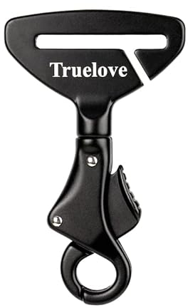 WINHYEPET True Love Pet Car Seat Belt Safety Buckle, Suitable for All Kinds of Car Seat Belts, Buckle in The Dog Collar or Harness Easy to Use TLM1993