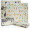 Buddy Baby - Alfombra de Juegos para Bebé XXL180x200 cm - Doble Cara, Tapete Muy acolchado, Plegable y con Bolsa de transporte (Tigre/Elephant)