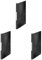 Leitz WOW Sichtbuch in A4 Format, Mit 40 Klarsichthüllen für 80 Blatt, Schwarz, WOW, 46320095 (Packung mit 3)