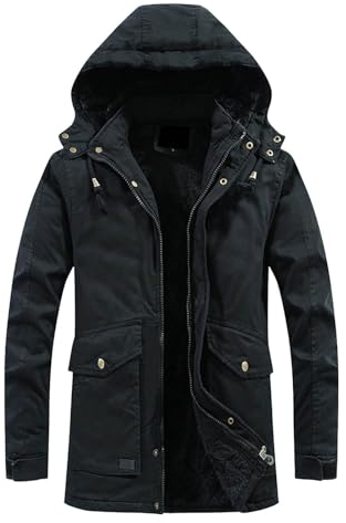 Generisch seemannsjacke Herren Wolle Reitjacke Herren Winter wasserdicht pelzjacken für Herren Longjacke Herren 4XL Wolljacke Herren Winter beige übergangsjacke Herren extra lang