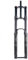 QHYRZE 26 27.5 29 Mountain Bike Suspension Fork Suspension Travel 160mm DH MTB Air Fork Rebound Adjustable Straight Double Shoulder Downhill Fork Thru Axle 15x110mm