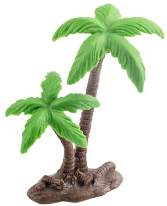 Palmendekorationen Tropische Kokospalme Modell Mini Palmenblätter Gebäude Modellbaum Kuchen Topper Architektur Baum Künstliche Kokospalme (A)