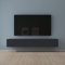 maimai Mobile TV per Televisore 200x40,2x30cm, Armadietto per TV Basso Soft-close con Ante per Soggiorno, Sala da Pranzo, Camera da Letto Fernsehschrank02, Antracite opaco