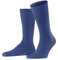 FALKE Herren Socken Airport M So Wolle Baumwolle einfarbig 1 Paar, Blau Deep Water 6809, 43-44