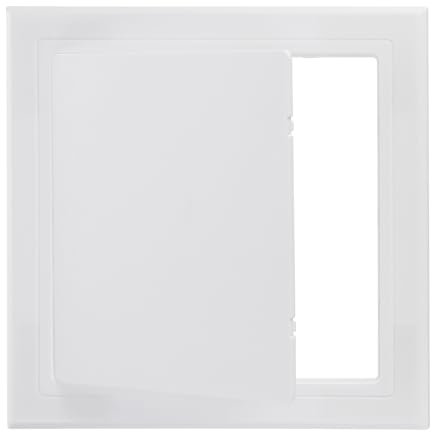 PATIKIL 8x8 inch(200x200mm) Self-Adhesive Access Panel, ABS Plumbing Access Doors Easy Wall Hole Cover for Drywall Plumbing Electrical Cables Wiring, White