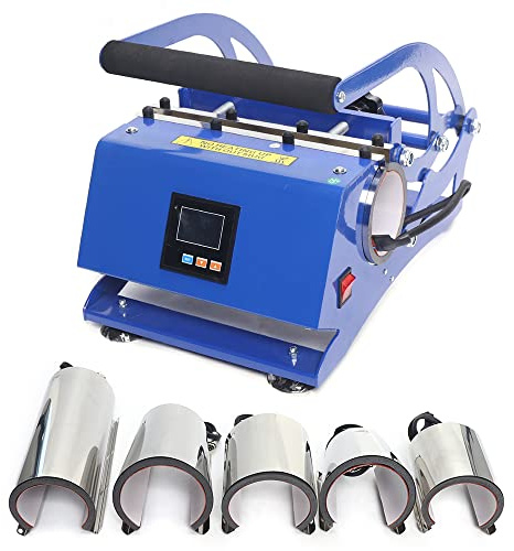 6 In 1 Mug Heat Transfer Sublimation Printing Machine - Heat Press Machine for DIY Gifts, All Mug Sizes, Tumbler and Cup Heat Machine Press for Crafts