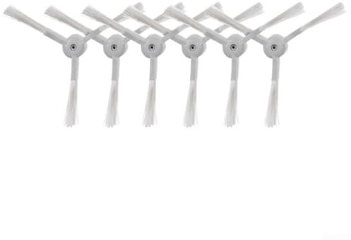 Bulevisiter Lot de 2/6 brosses latérales de rechange pour ROWENTA pour aspirateur robot Explorer 60 ZR740003 Series (6 pièces)