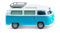 Wiking 031504 Volkswagen T2 Campingbus - eisblau/weiß Spur HO 1:87, Kein Spielzeug!!