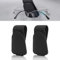 Bosmsaslad 2 Pezzi Porta Occhiali Auto, Supporto Magnetico per Occhiali da Visiera, Universale Portaocchiali Auto in Pelle Clip per Visiera, Supporto per Sole Auto con Fessura (Nero)