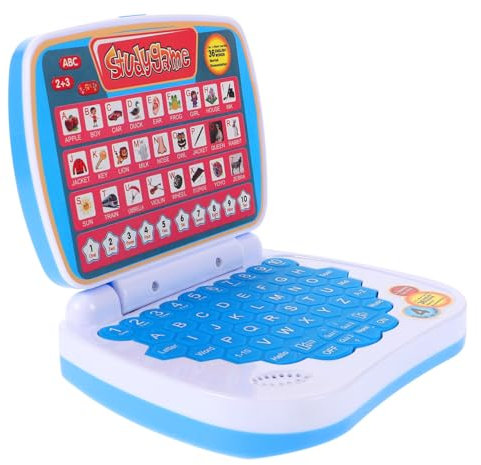 SUPVOX Simulation Jouets pour Tout-Petits Éducation Précoce Machine d'apprentissage Ordinateur Portable Enfants Jouer Ordinateur Portable Faux Ordinateur Portable Bébé