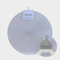 Round Placemats/Coasters Set Of 4 Woven Table Mats Dining Tableware (Grey, Placemats & Coasters Set)