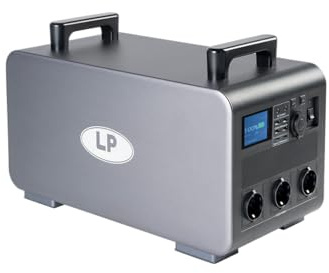LP3000 PRO Powerstation 3072Wh/3000W LiFePO4 – 3X AC, 2X USB-C (100W), 4X USB-A, 12V. Laden via AC/Auto/Solar (PV Plug&Play). Parallel-Laden/Entladen, robust -10 bis +40°C, 32,5 kg