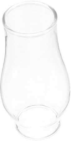 Lampenschirmwechsel Glaslampenabdeckung 1 Stück Glas für Öllampe | Klassischer Retro Stil, Transparentes Ersatzglas, Stabile Beleuchtung, Windfest, Einfache Montage