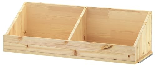 ProTuning IVAR Kastenregal mit Trennwand, Kiefer, 83x30x25 cm