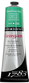 Daler-Rowney Georgian Oil Colours emerald green hue 225 ml