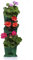 minigarden Corner 1 Set für 3 Pflanzen, Eckgärten für Zuhause, freistehend am Boden aufstellbar oder zur Wandmontage, innovatives Abflusssystem, Lange Lebensdauer (Grün)