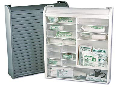LEINA-WERKE REF 22080 Verbandschrank Sani Roll, ohne Inhalt, weiß