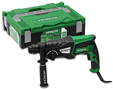 Hitachi DH28PCY (ST) Martello Tassellatore Elettropneumatico con Sistema Antivibrazioni Uvp, 850 W, 230 V, Verde/Nero