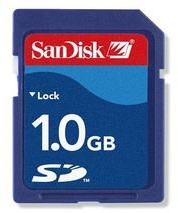 SanDisk Secure Digital (SD) Card 1 GB